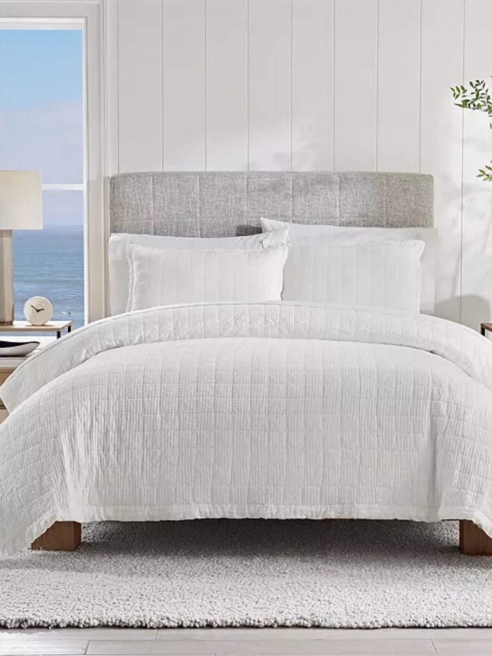 UGG ® Queen Campo Quilt 2 Pc Set "SNOW" Bedding Set Sham